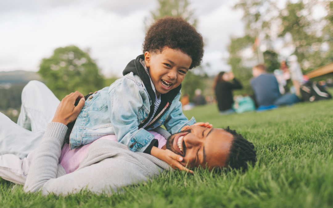 a father and his child practicing adhd parenting tips