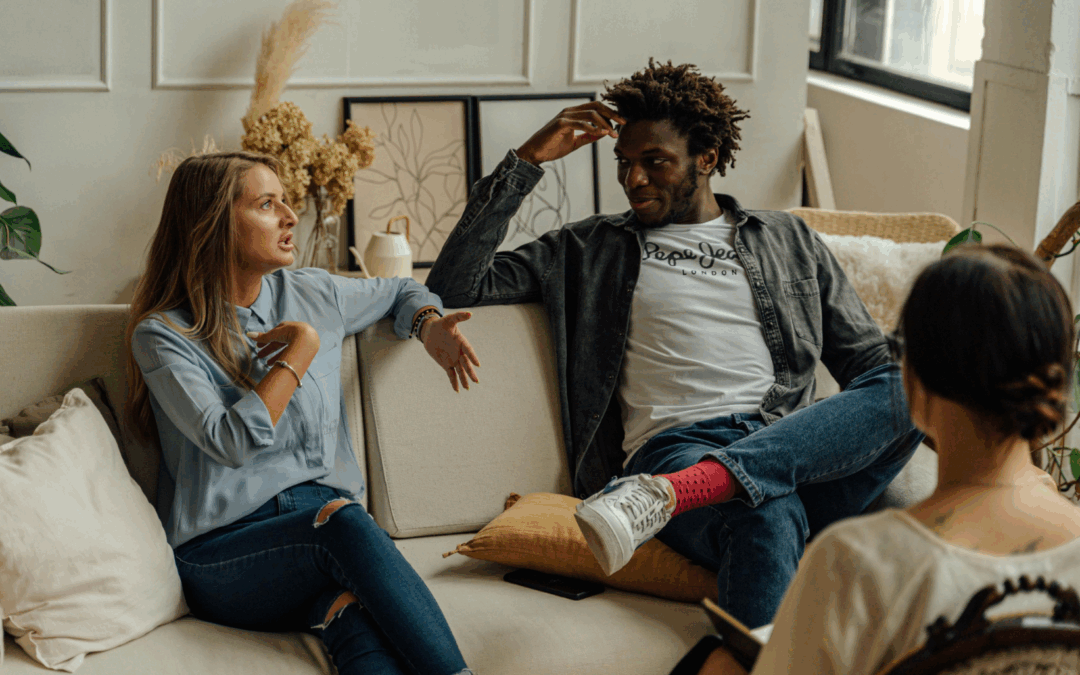 a couple in couples therapy